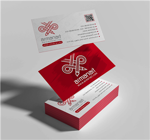 کارت ویزیت ساده سلفون مات مخملی