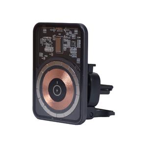 پایه نگهدارنده و شارژر بی سیم گوشی موبایل RHO-C31 رسی (Recci RHO-C31 Wireless Car Holder Magnetic Charger)