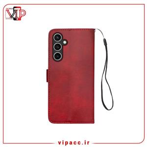 کیف کلاسوری چرمی مگنتی جا کارتی دار مناسب برای گوشی موبایل سامسونگ A55