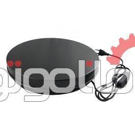 میز گردان ماناک قطر 30 سانتی متر، سرعت ثابت مشکی رنگ