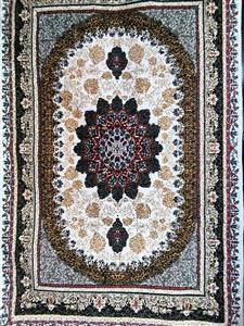 فرش ماشینی 4 متری طرح 700 شانه گیتا کرم سفید