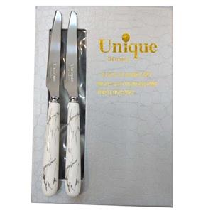 کارد تک یونیک طرح ماربل بسته 12 عددی