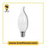 لامپ 6 وات LED اشکی مات  پارس شعاع توس - عمده کارتن 100 تایی