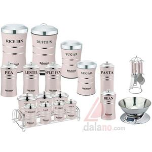 سرویس جا ادویه و حبوبات استیل 41 پارچه دلمونتی مدل DL1700  DeLmonti DL1700 34PCS Kitchen Set