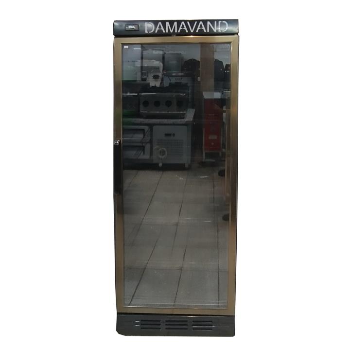 یخچال ایستاده ویترینی مشکی عرض 70 دماوند