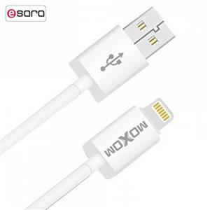 کابل usb به لایتنینگ موکسوم مدلcc-50 به طول 0.3 متر