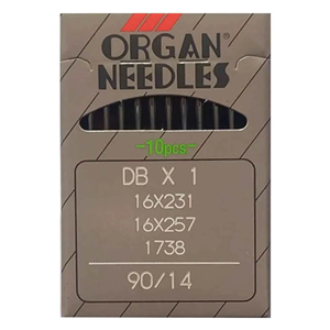 سوزن چرخ خیاطی ارگان مدل راسته DB14 بسته 10 عددی