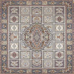 فرش ماشینی طرح کژال کرم p25 تبریز