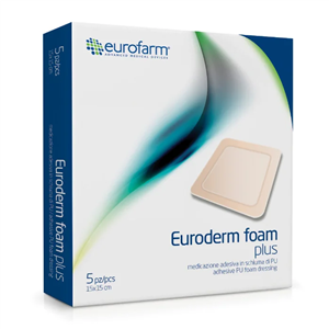 پانسمان فوم چسب دار یورودرم پلاس – Euroderm Foam Plus 