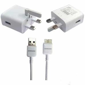 شارژر اصلی سامسونگ نوت 3 همراه با کابل USB3