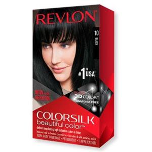 کیت رنگ مو بدون آمونیاک کالر سیلک رولون شماره 10 رنگ مشکی اورجینال 