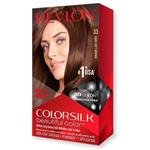 کیت رنگ مو بدون آمونیاک کالر سیلک رولون شماره 33 رنگ قهوه ای متوسط اورجینال