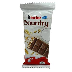 شکلات شیری مینی تخته ای با مغز غلات کیندر کانتری 23.5 گرم