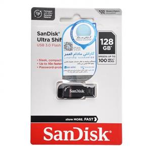 فلش سن دیسک (SanDisk) مدل 128GB Ultra Shift USB3.0 