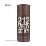 اسپری مردانه کارولینا هررا مدل 212Sexy Men حجم 150 میلی لیتر