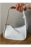 کیف زنانه طرحدار رنگ سفید برند AsperaBag