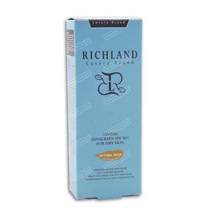 کرم ضد آفتاب رنگی پوست خشک ریچلند SPF50 حجم 40 میلی لیتر