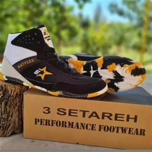 کفش کشتی تک ستاره طرح اسیکس 