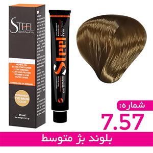 رنگ مو استیل 7/57 بلوند بژ متوسط 