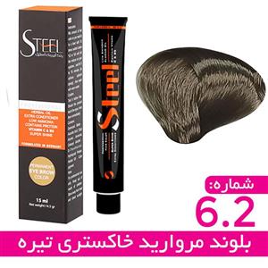 رنگ مو استیل 6/2 بلوند مرواریدی (خاکستری تیره) 