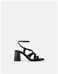 کفش پاشنه بلند برشکا مدل Block High-Heel Sandals With Straps