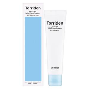 کرم ضد آفتاب فیزیکی مرطوب کننده و آبرسان توریدن Torriden  Dive in Mild Sun Cream SPF50  60ml