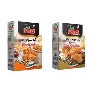 پودر ادویه سوخاری گلها - 200 گرم و آرد سوخاری گلها - 300 گرم بسته دو عددی
