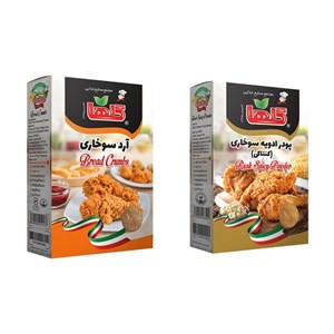 پودر ادویه سوخاری گلها - 200 گرم و آرد سوخاری گلها - 300 گرم بسته دو عددی