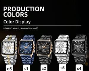 ساعت مردانه فلزی مارک ریوارد سه موتوره فعال تقویم دار جنس بند فلزی با کیفیت کد 1918531