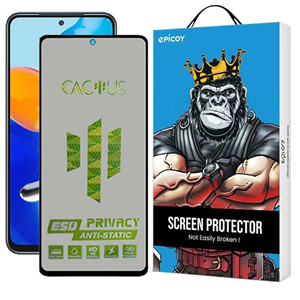 محافظ صفحه نمایش حریم شخصی اپیکوی مدل Cactus-ESD-Privacy مناسب برای گوشی موبایل شیائومی Redmi Note 11 - Note 10 5G - Poco M3 Pro 5G