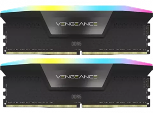 رم دسکتاپ (32GB*2) 64 گیگابایت Corsair مدل  VENGEANCE RGB DDR5 6000MHz cl 38 