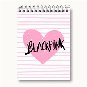دفتر یادداشت گروه بلک پینک Black Pink کد 14567