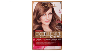 کیت رنگ مو لورآل شماره Excellence 7.1 LOreal Excellence No 7.1 Hair Color Kit