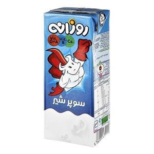 سوپر شیر روزانه مقدار 0.2 لیتر Rouzaneh  Super Milk 0.2 Lit