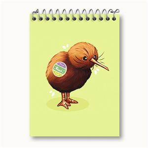 دفتر یادداشت خندالو طرح کیوی بامزه