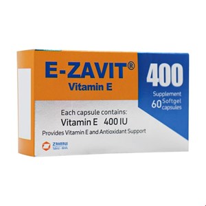 سافت ژل ای زاویت 400 زهراوی 60 عدد