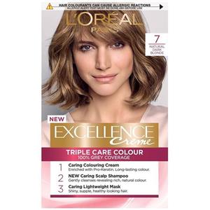 کیت رنگ مو لورال شماره 7 Excellence LOreal No Hair Color Kit 