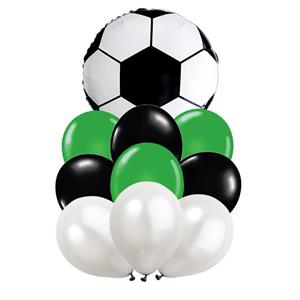 بادکنک مستر تم طرح توپ فوتبال مجموعه 10 عددی
