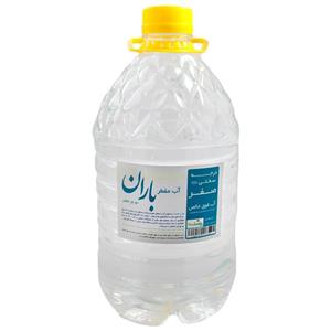 آب مقطر دوبار تقطیر باران کد 2TR حجم 4000 میلی لیتر