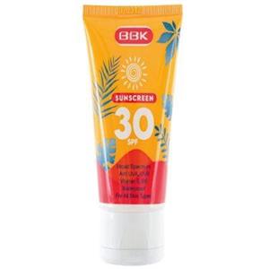 کرم ضد آفتاب مرطوب کننده واتر پروف SPF 30 ببک بی رنگ اورجینال