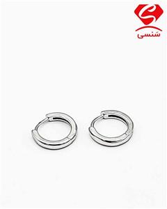 گوشواره نقره حلقه ای کد 093