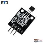 ماژول سنسور اثر هال آنالوگ Analog Hall Sensor Module 49E