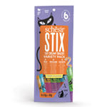 بستنی گربه بدون غلات میکس طعم اردک و مرغ سالمون شسیر STIX GATTO SNACK IN CREMA 