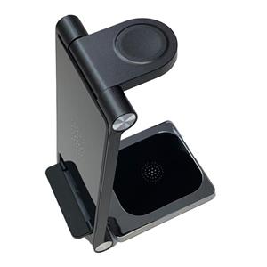 استند و شارژر وایرلس چندکاره بیوا Biva WLC-08 توان ۱۵ وات – مشکی