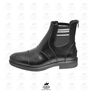 نیم بوت مردانه چرمی کش سفید ELMAS
