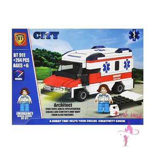 اسباب بازی لگو ماشین آمبولانس BT911
