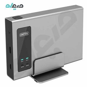قیمت و خرید باکس هارد دیسک 2.5 اینچی دوبل USB3.1 یونیتک مدل Y-3371