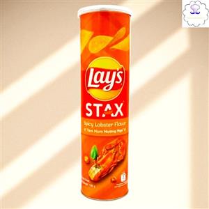 چیپس سیب زمینی با طعم خرچنگ تند (شاه میگو) لیز استاکس Lays 