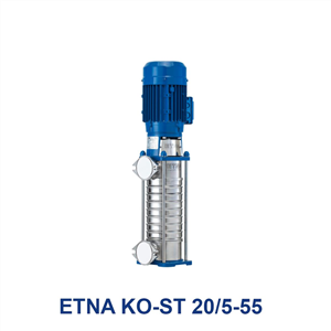 الکتروپمپ طبقاتی عمودی استنلس استیل اتنا مدل ETNA KO-ST 20/5-55