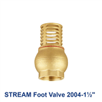 سوپاپ برنجی 1/2 1 اینچ استریم مدل ″1/2 STREAM Foot Valve 2004 1